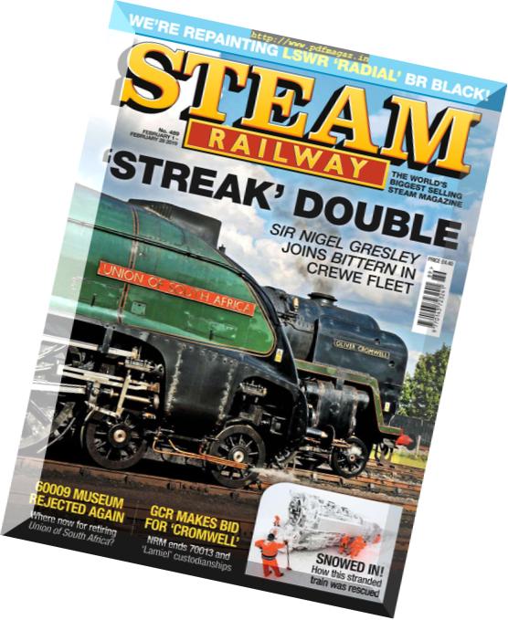 Steam Railway – February 1, 2019