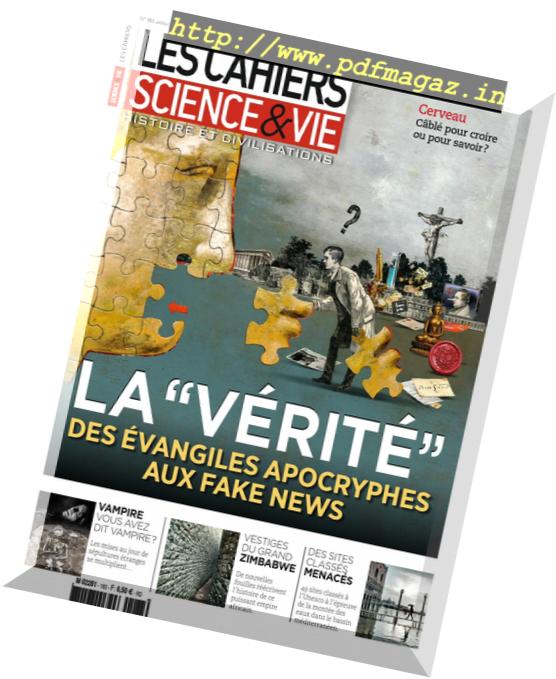 Les Cahiers de Science & Vie – janvier 2019