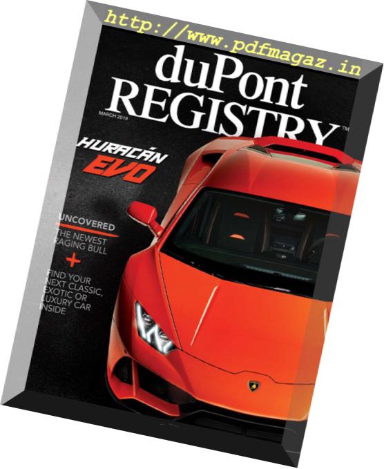 duPont Registry – March 2019