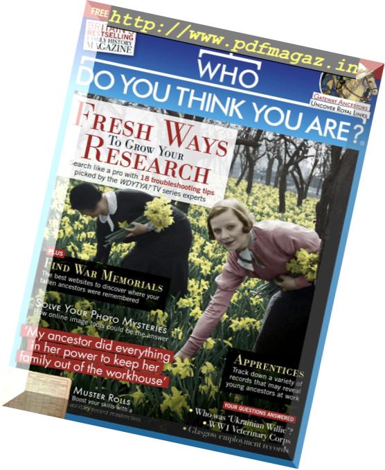 Who Do You Think You Are – March 2019