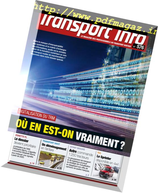 Transport Info – 08 fevrier 2019