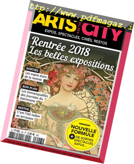 Arts in the City – septembre 2018