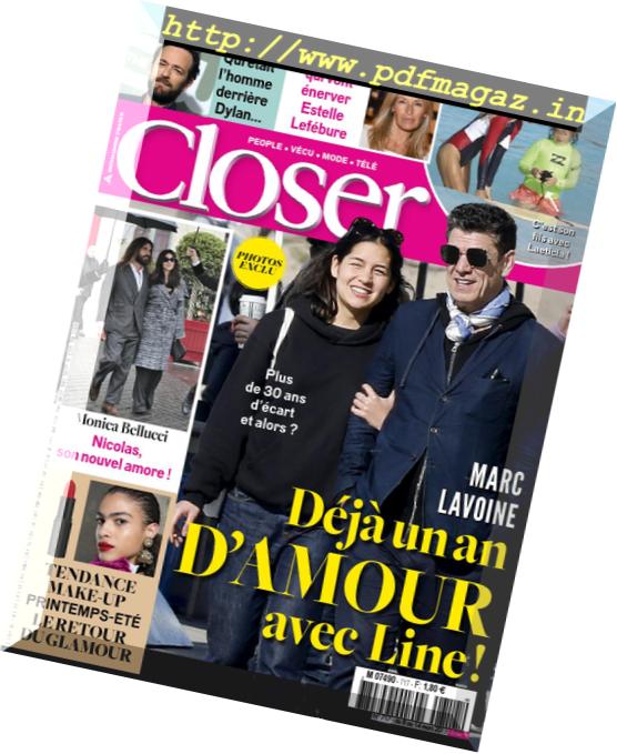 Closer France – 08 mars 2019