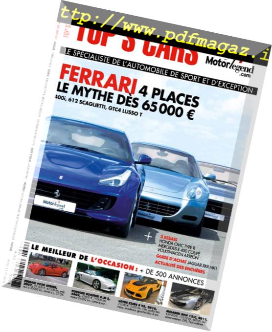 Top’s Cars Magazine – aout 2017