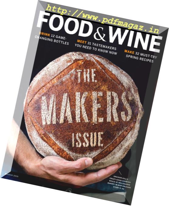 Food & Wine USA – March 2019