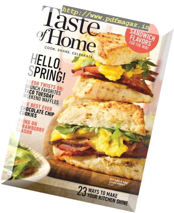 Taste of Home – March 2019