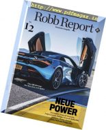Robb Report Germany – April 2019