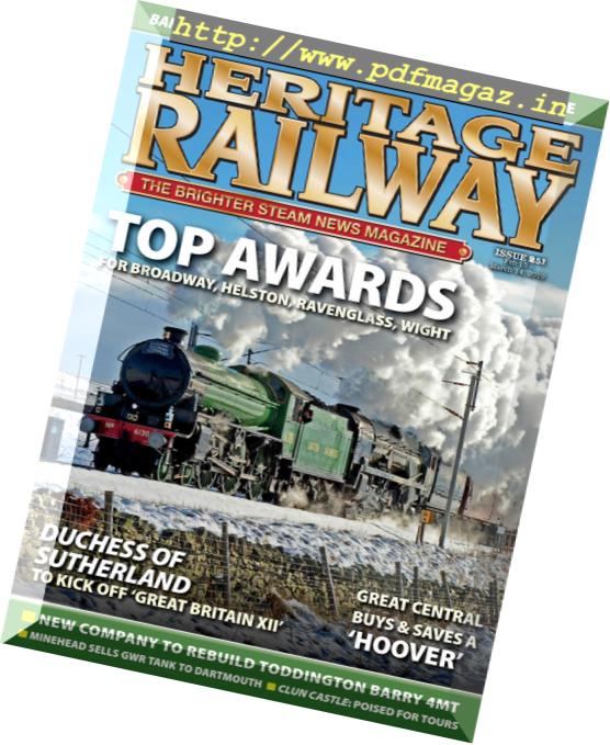 Heritage Railway – February 15, 2019