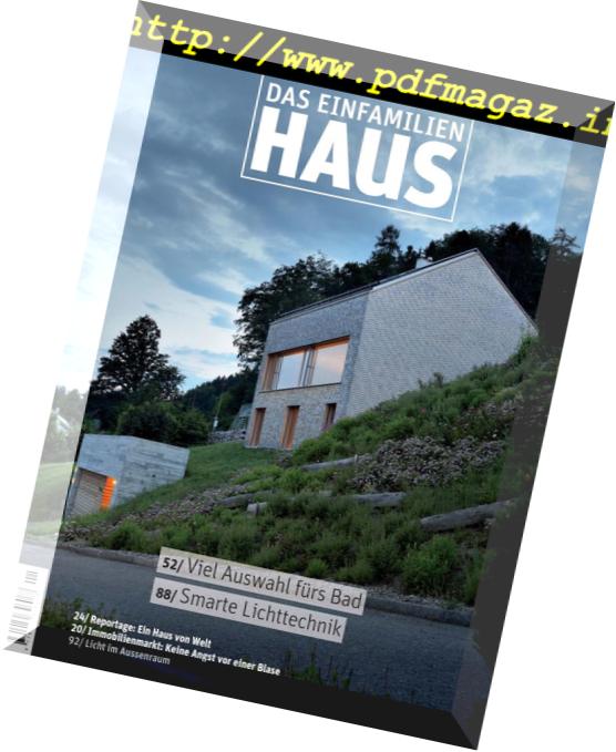 Das Einfamilienhaus Schweiz Nr1 – Februar-Marz 2019