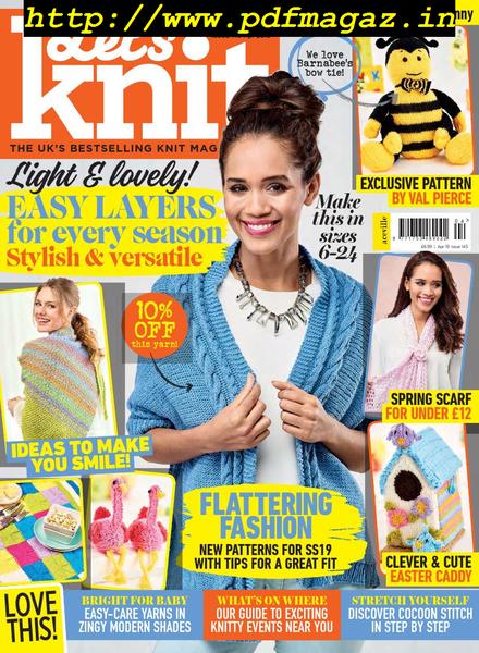 Let’s Knit – April 2019