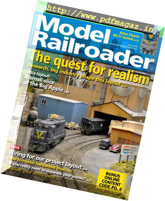 Model Railroader – April 2019