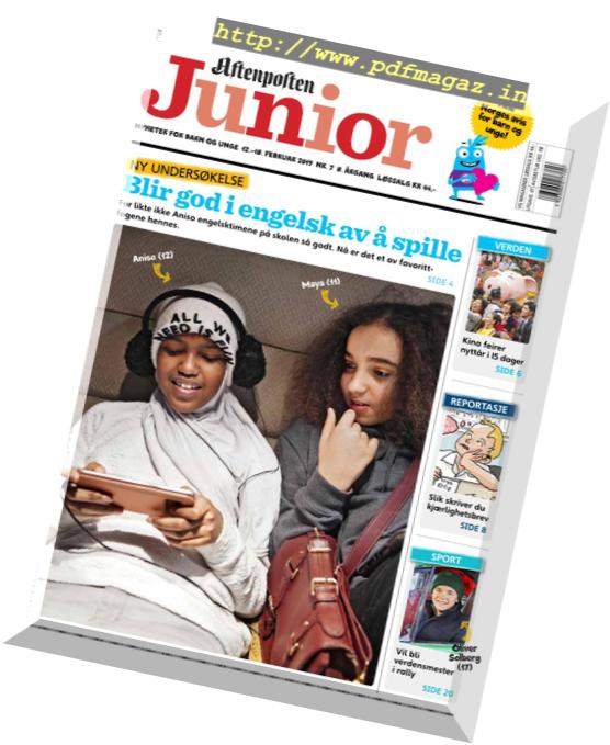 Aftenposten Junior – 12 februar 2019
