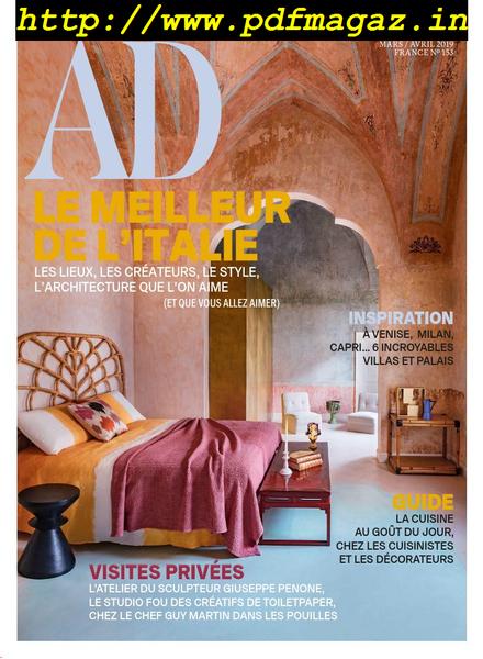 AD Architectural Digest France – mars 2019