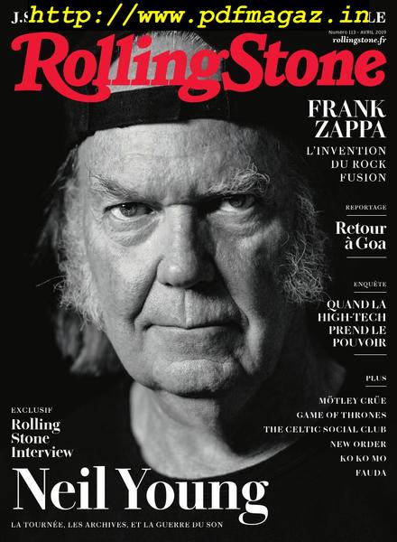 Rolling Stone France – avril 2019