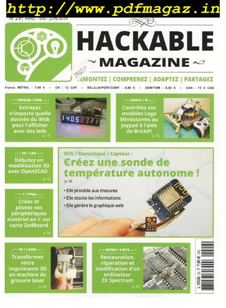 Hackable Magazine – Avril-Juin 2019