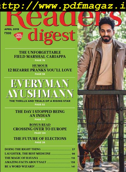 Reader’s Digest India – April 2019