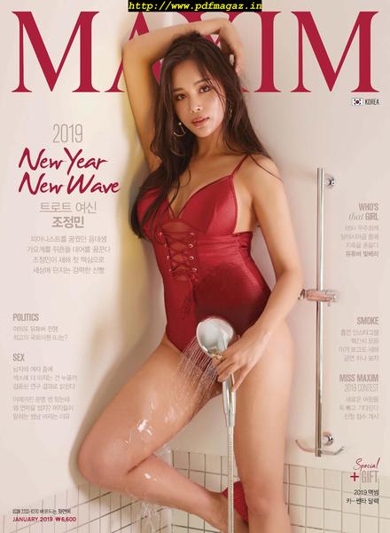 Maxim Korea – January 2019