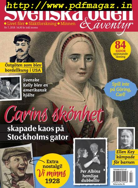 Svenska Oden & aventyr – juli 2018