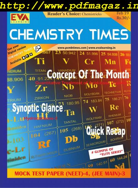 Chemistry Times – February 2019