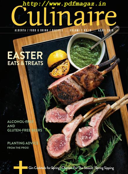 Culinaire Magazine – April 2019