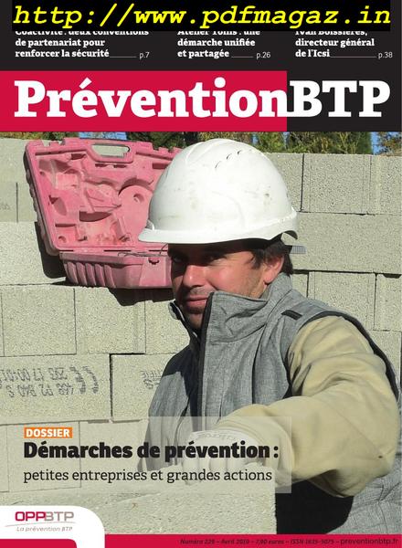 Prevention BTP – avril 2019
