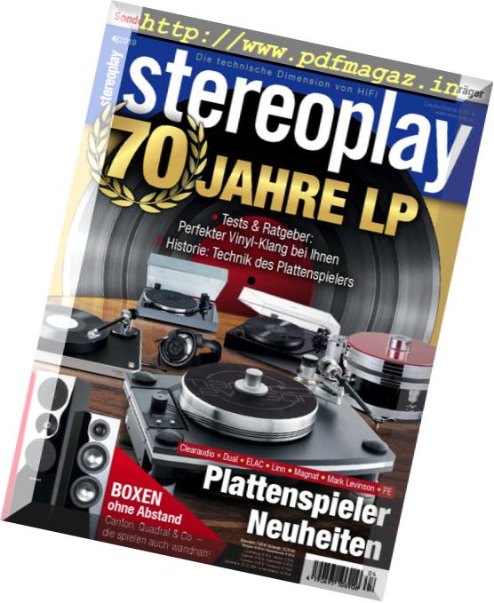 Stereoplay – April 2019