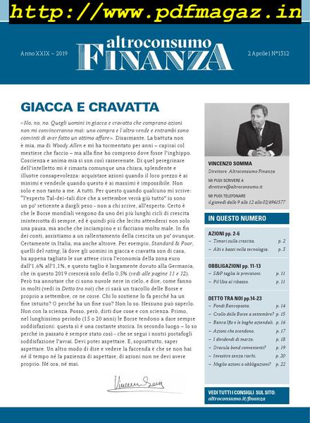 Altroconsumo Finanza – 2 Aprile 2019