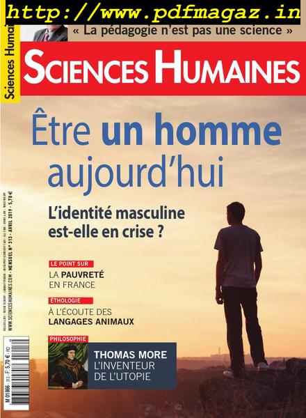 Sciences Humaines – Avril 2019