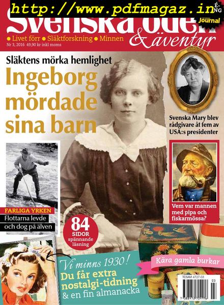 Svenska Oden & aventyr – mars 2016