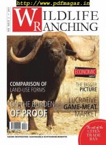 Wildlife Ranching Magazine – April 2019