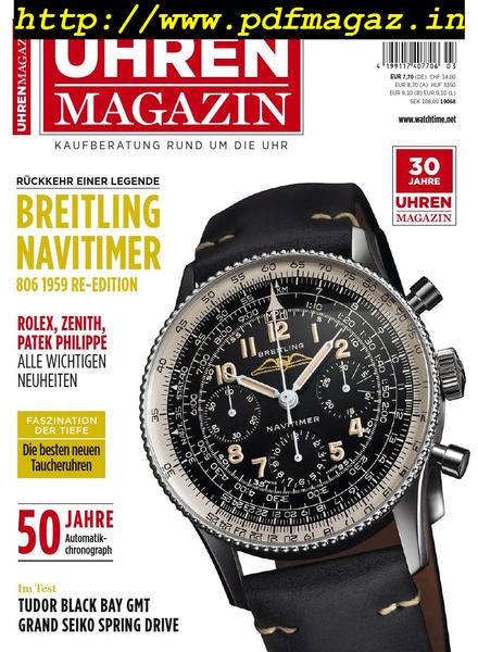 Uhren-Magazin – April 2019