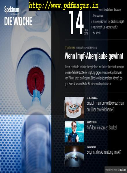 Spektrum Die Woche – 05 April 2019