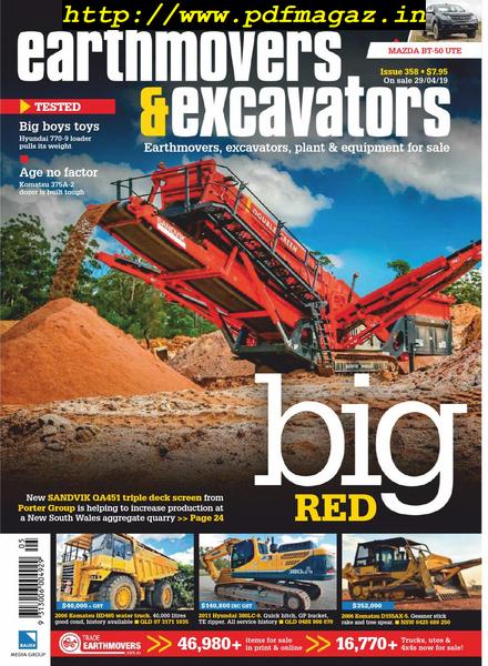 Earthmovers & Excavators – June 2019