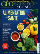 Geo – Hors-Serie Sciences – Alimentation et Sante 2019