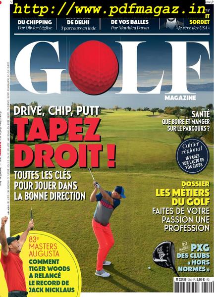 Golf Magazine France – mai 2019