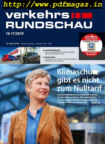 VerkehrsRundschau – 26 April 2019