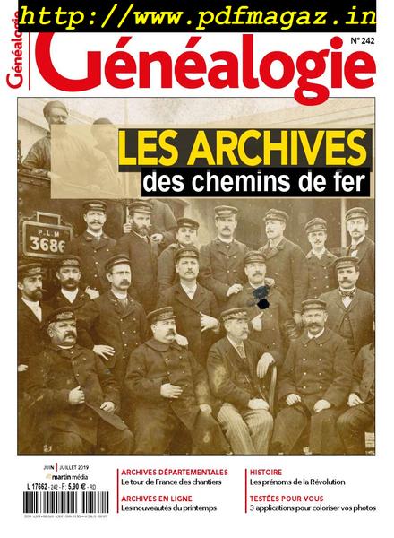 La Revue francaise de Genealogie – Juin-Juillet 2019