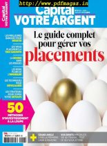 Capital Votre Argent – Mai-Juillet 2019
