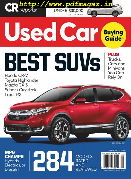 Used Car Buying Guide – August 2019