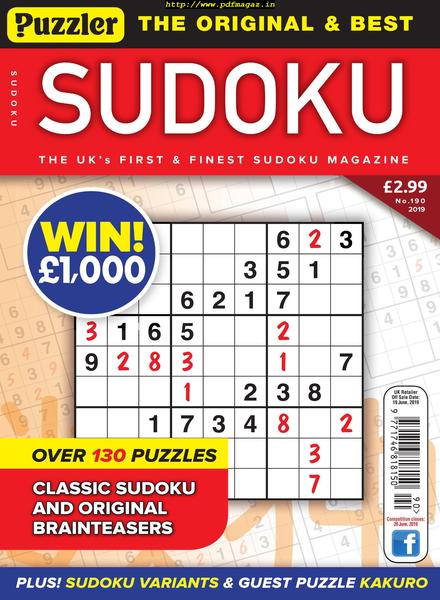 Puzzler Sudoku – May 2019