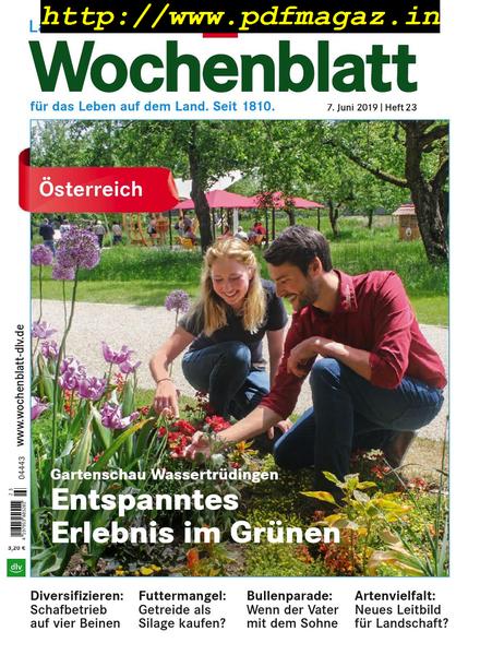 Bayerisches Landwirtschaftliches Wochenblatt Oesterreich – 06 Juni 2019