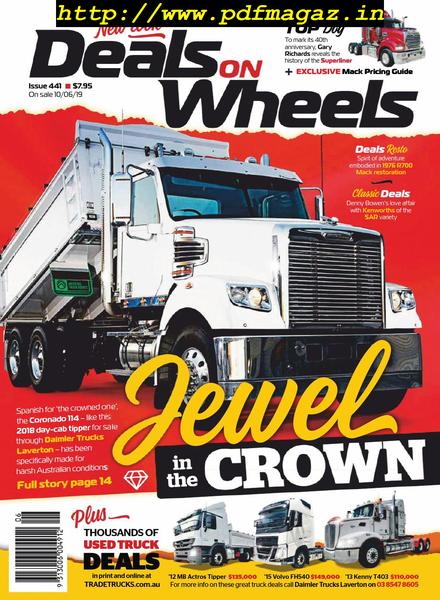 Deals On Wheels Australia – July 2019