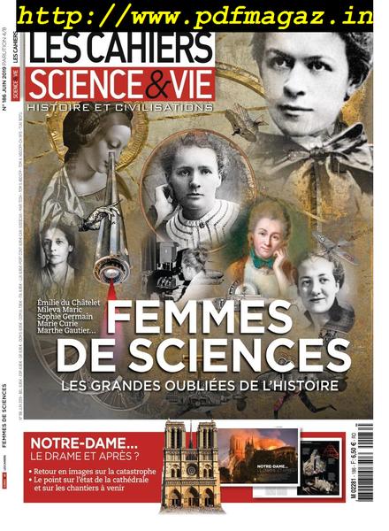 Les Cahiers de Science & Vie – juin 2019