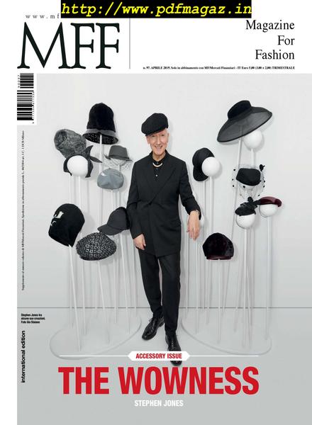 MFF Magazine For Fashion – Aprile 2019