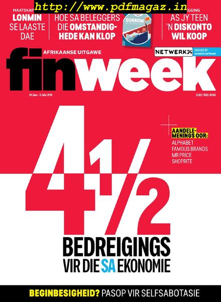 Finweek Afrikaans Edition – Junie 20, 2019