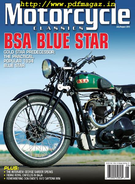 Motorcycle Classics – July-August 2019