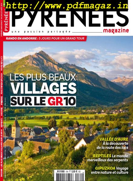 Pyrenees Magazine – Juillet-Aout 2019