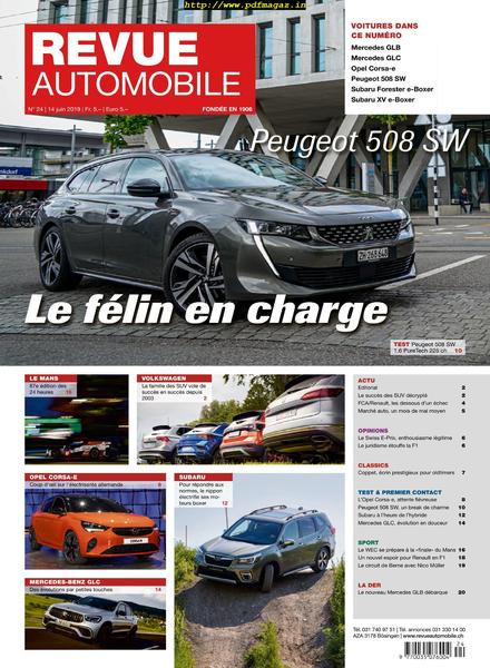 Revue Automobile – 14 juin 2019