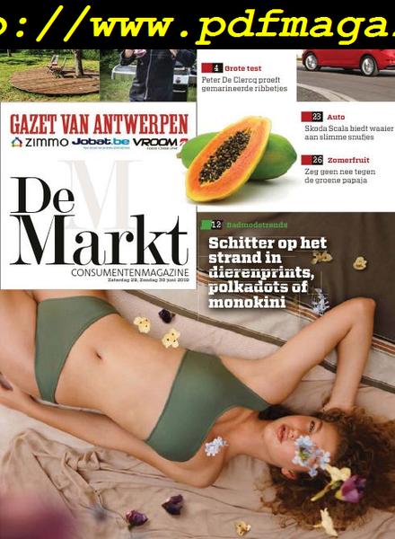 Gazet van Antwerpen De Markt – 29 juni 2019