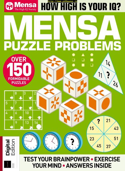 Mensa Puzzle Problems – June 2019